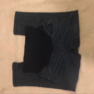 Maternity crop Capri pants jeans
